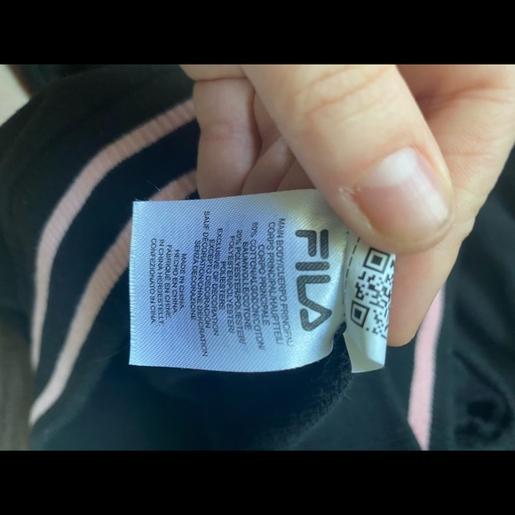 Medium Fila logo sweatshirt pullover neon pastel m - Picture 7 of 11